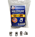 American Fence Clips - MEDIUM (10-14 Gauge) - Welded Woven Mesh Wire - Install Clamp
