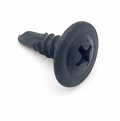BLACK - Fence Clip Install Screws - Self-Drilling / For New or Old Vinyl or Metal Rails Posts