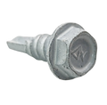 WHITE - Fence Clip Install Screws - Self-Drilling / For New or Old Vinyl or Metal Rails Posts
