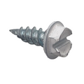WHITE - Fence Clip Install Screws - Self-Piercing / For New Vinyl or Metal Rails Posts